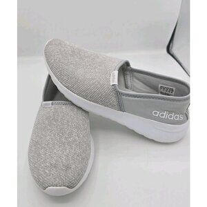 Adidas Womens Cloudfoam Lite Racer AW4084 Gray Casual Shoes Sneakers Size 7